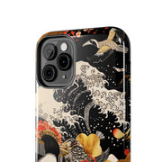 Golden Geisha Wave Japanese Art Tough Phone Case