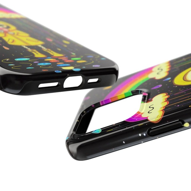 Rainbow Skeleton Lollipop Tough Phone Case LavenderCeleste