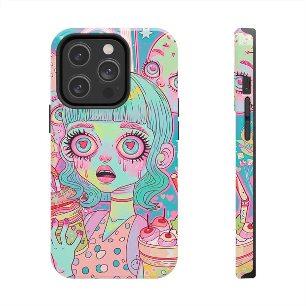 Kawaii Diner Zombies Pastel Chaos Tough Phone Case