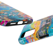 Sydney Collage Skyline Art Tough Phone Case LavenderCeleste