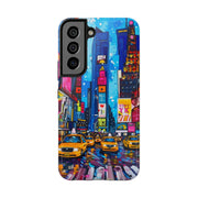 Times Square NYC Pop Art Tough Phone Case LavenderCeleste