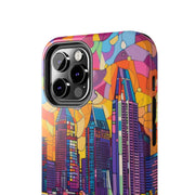 San Diego Skyline Pop Art Tough Phone Case LavenderCeleste