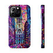 Philadelphia Pop Art Skyline Tough Phone Case LavenderCeleste