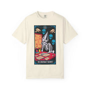 The Conspiracy Theorist Skeleton Tarot Comfort Colors Tee LavenderCeleste