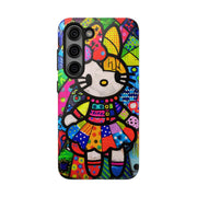 Pop Patchwork Kitty Tough Phone Case Printify