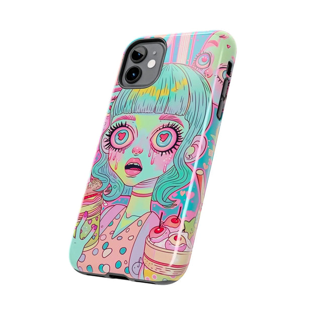 Kawaii Diner Zombies Pastel Chaos Tough Phone Case