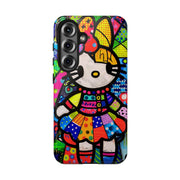 Pop Patchwork Kitty Tough Phone Case Printify