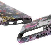 Goth Street Cat Pop Art Graffiti Tough Phone Case LavenderCeleste