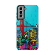 San Francisco Pop Art Colorful City Tough Phone Case LavenderCeleste