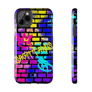 Sagittarius Graffiti Wall Zodiac Tough Phone Case LavenderCeleste