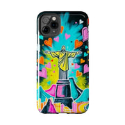 Rio de Janeiro Neon Pop Art Tough Phone Case LavenderCeleste