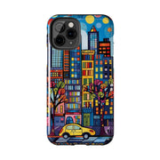 Upper Eastside NYC Pop Art Tough Phone Case LavenderCeleste