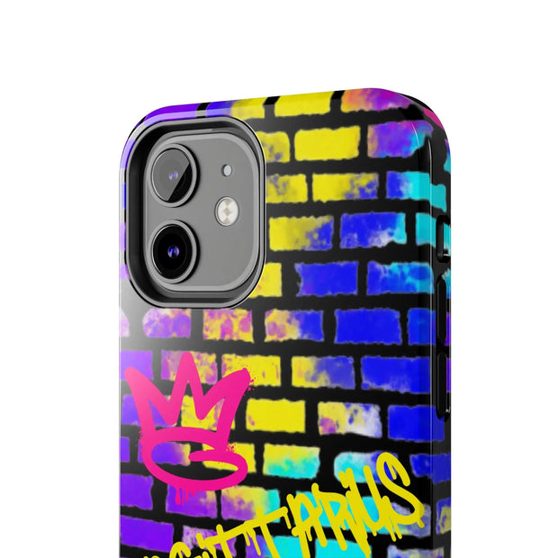 Sagittarius Graffiti Wall Zodiac Tough Phone Case LavenderCeleste