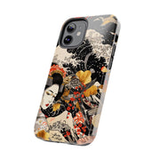 Golden Geisha Wave Japanese Art Tough Phone Case