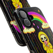 Rainbow Skeleton Lollipop Tough Phone Case LavenderCeleste