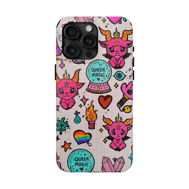 Queer Magic Pride Witchcore Tough Phone Case LavenderCeleste