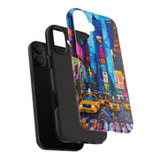 Times Square NYC Pop Art Tough Phone Case LavenderCeleste
