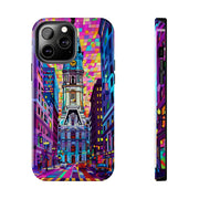 Philadelphia Pop Art Skyline Tough Phone Case LavenderCeleste