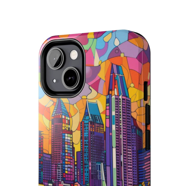 San Diego Skyline Pop Art Tough Phone Case LavenderCeleste
