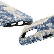Blue Toile German Shepherd Scenic Tough Phone Case LavenderCeleste