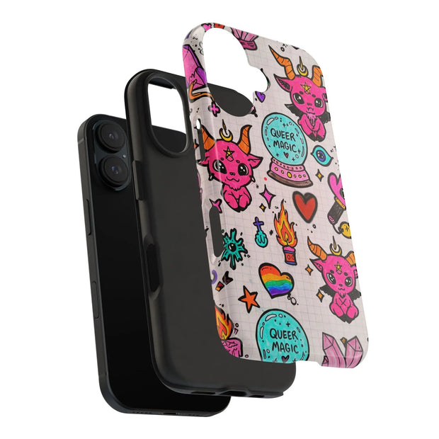 Queer Magic Pride Witchcore Tough Phone Case LavenderCeleste