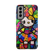 Pop Patchwork Kitty Tough Phone Case Printify
