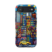 Upper Eastside NYC Pop Art Tough Phone Case LavenderCeleste