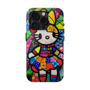 Pop Patchwork Kitty Tough Phone Case Printify