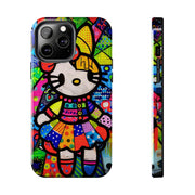 Pop Patchwork Kitty Tough Phone Case Printify