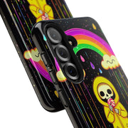 Rainbow Skeleton Lollipop Tough Phone Case LavenderCeleste