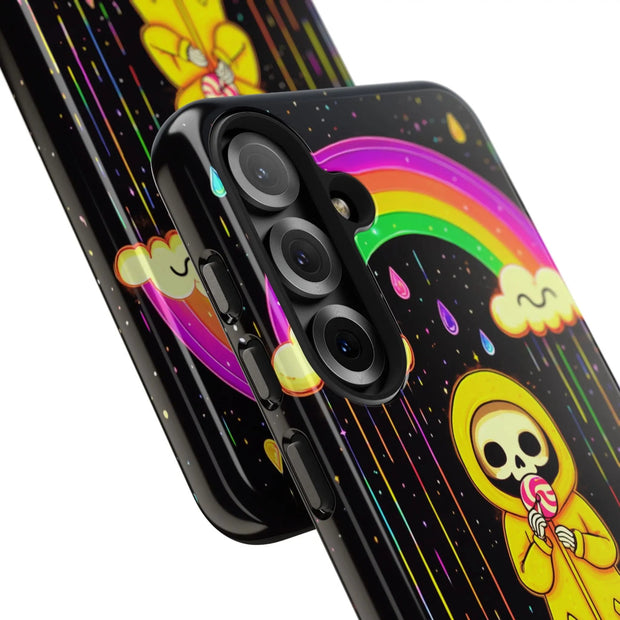 Rainbow Skeleton Lollipop Tough Phone Case LavenderCeleste