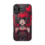 Kawaii Gothpunk Red Heart Tough Phone Case