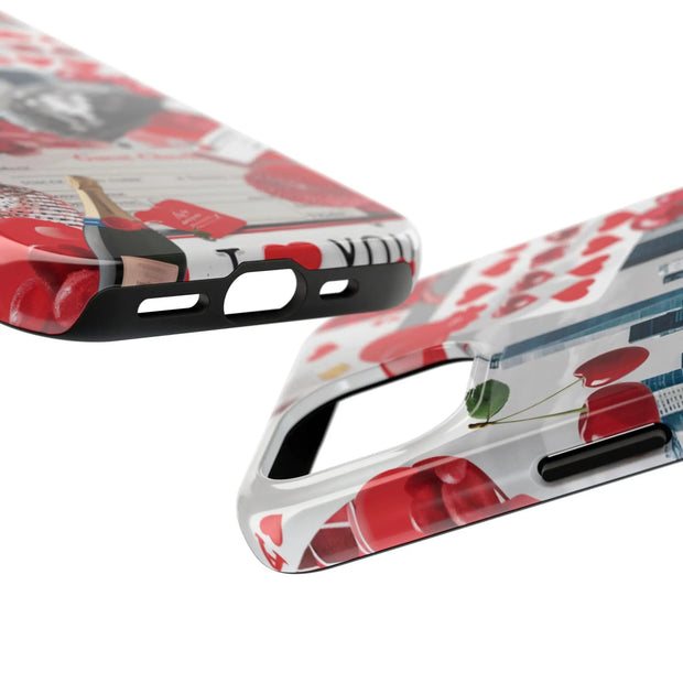 New York Love Collage Tough Phone Case LavenderCeleste