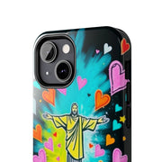 Rio de Janeiro Neon Pop Art Tough Phone Case LavenderCeleste