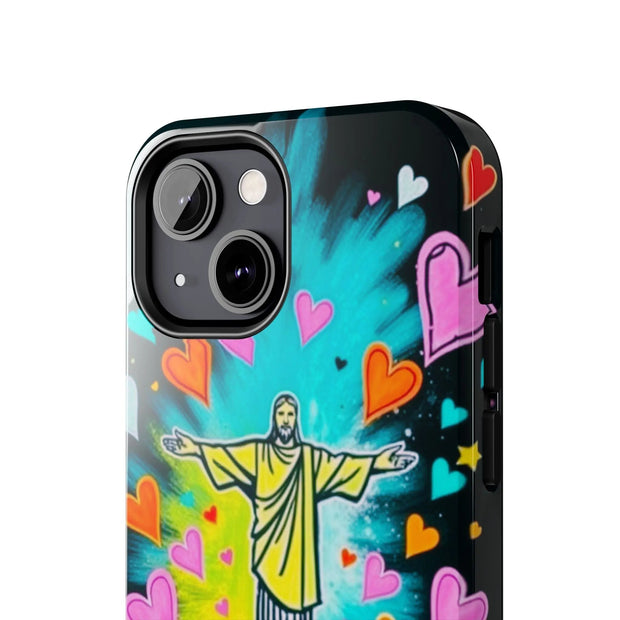 Rio de Janeiro Neon Pop Art Tough Phone Case LavenderCeleste