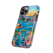 Sydney Collage Skyline Art Tough Phone Case LavenderCeleste