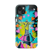 Rio de Janeiro Neon Pop Art Tough Phone Case LavenderCeleste