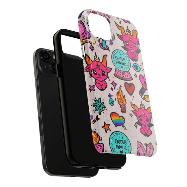 Queer Magic Pride Witchcore Tough Phone Case LavenderCeleste