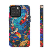 Vibrant Koi Pond Pop Art Tough Phone Case
