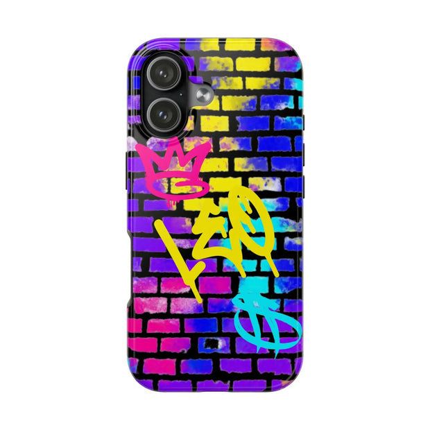 Leo Zodiac Graffiti Tough Phone Case – Vibrant Street Art Zodiac Design