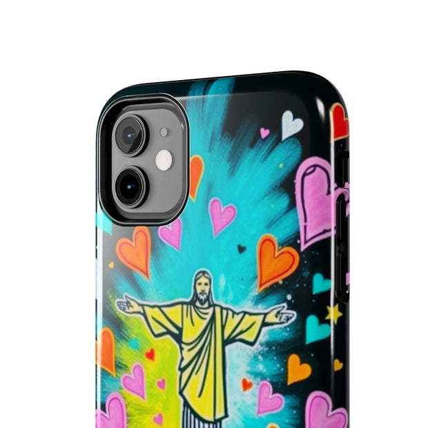 Rio de Janeiro Neon Pop Art Tough Phone Case LavenderCeleste