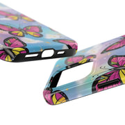 Retro Pop Art Butterfly Sky Tough Phone Case
