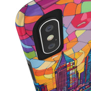 San Diego Skyline Pop Art Tough Phone Case LavenderCeleste