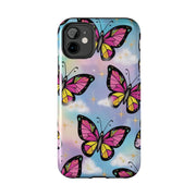 Retro Pop Art Butterfly Sky Tough Phone Case