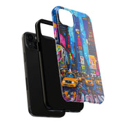 Times Square NYC Pop Art Tough Phone Case LavenderCeleste