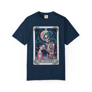 The Salty Bitch Skeleton Tarot Comfort Colors Tee LavenderCeleste