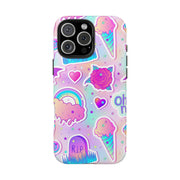 Pastel Goth Kawaii Graveyard Tough Phone Case LavenderCeleste
