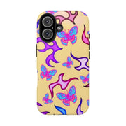 Y2K Butterfly Flames Retro Tough Phone Case LavenderCeleste