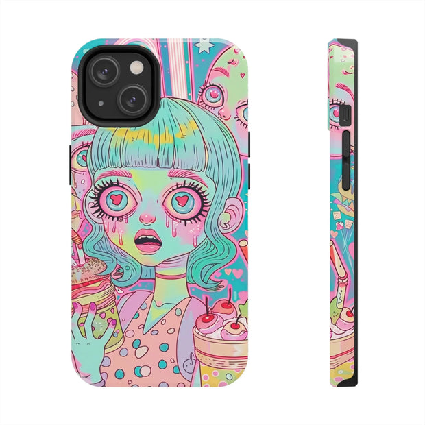 Kawaii Diner Zombies Pastel Chaos Tough Phone Case