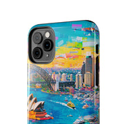 Sydney Collage Skyline Art Tough Phone Case LavenderCeleste
